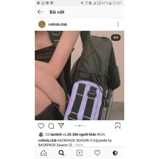 Backpack season5 Colkids Real bao check
