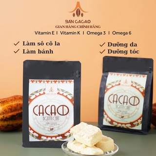 Bơ cacao làm bánh, socola (Cocoa butter) Bản Cacao
