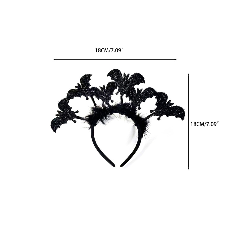 Băng Đô Cài Tóc Hình Nhện / Dơi Phong Cách Gothic Cho Nữ