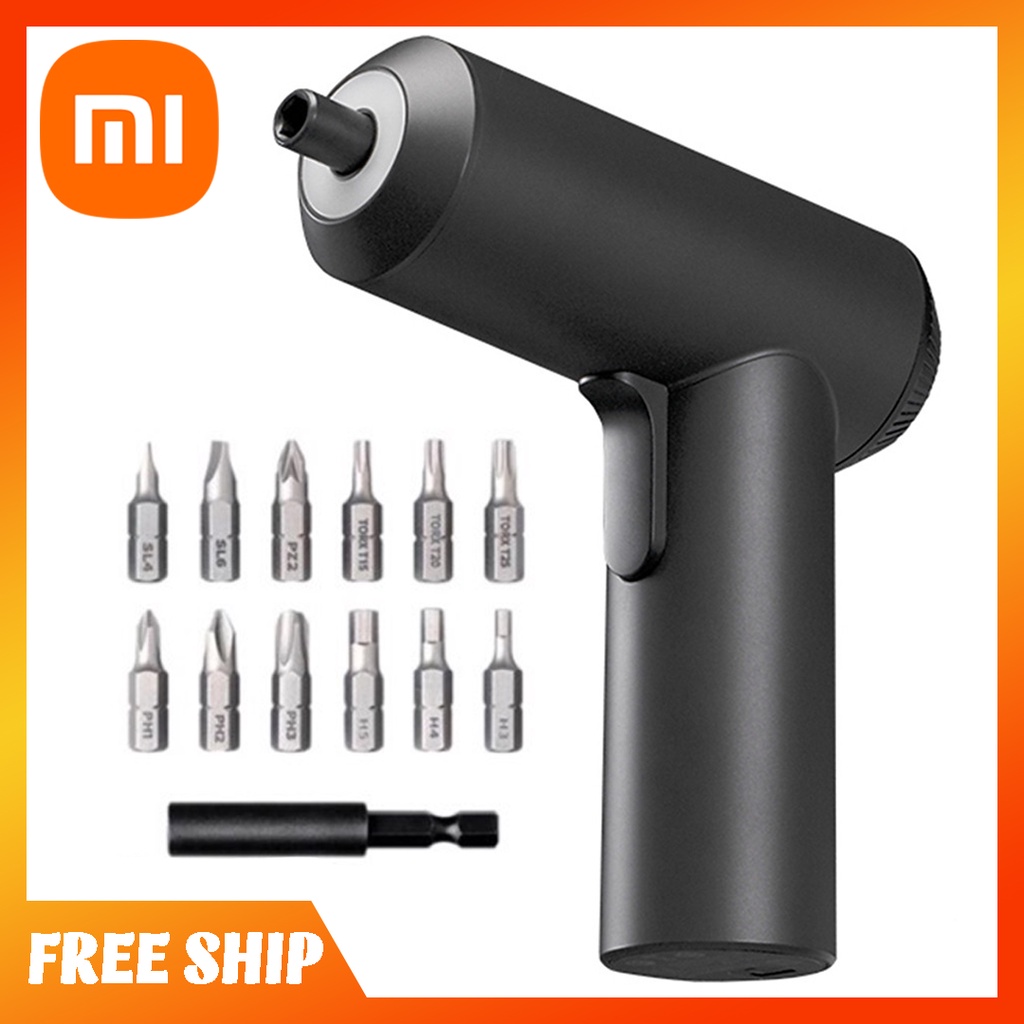 Bộ tua vít điện tử không dây Xiaomi Mijia S2 trang bị 12 bộ đầu vít thép không gỉ đa năng
