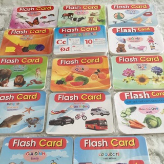 Bộ thẻ học tiếng anh cho bé / thẻ tiếng anh  15 chủ đề