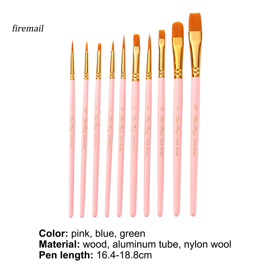 Cọ vẽ màu nước chất liệu sợi nylon