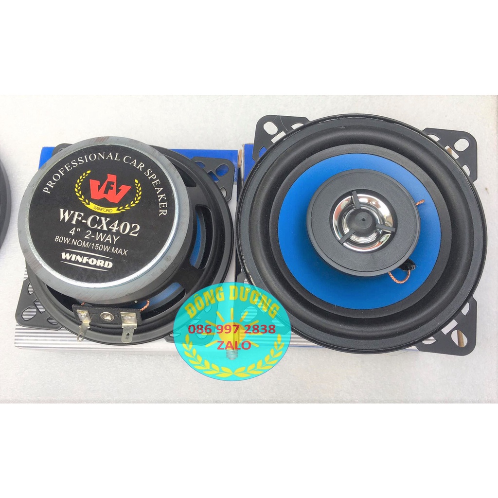 LOA OTO  ĐỒNG TRỤC 10CM WINFORD 402 - KÈM  NẮP - WINCX402 - GIÁ MỘT LOA