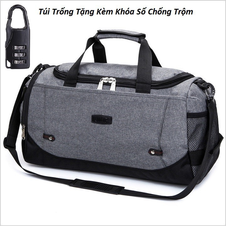 Túi du lịch cao cấp chất liệu vải chống thấm dây đeo chắc chắn màu sắc Hothit