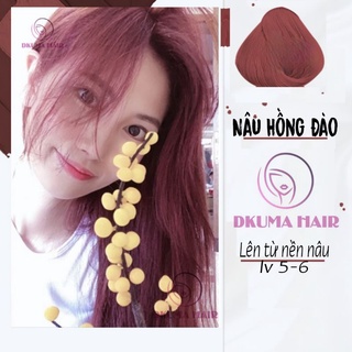 Màu Nhuộm NÂU HỒNG ĐÀO Hair Color
