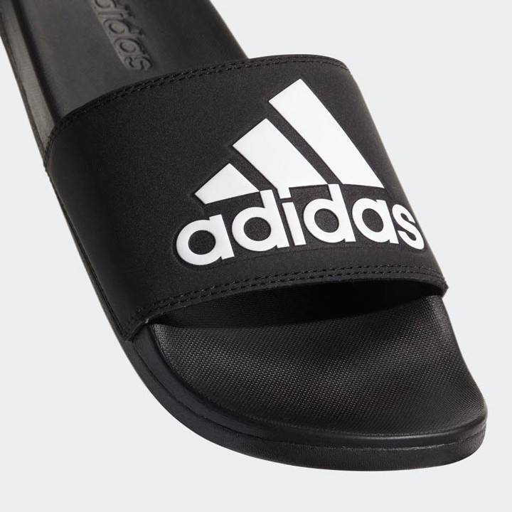 Dép Adidas Adilette Comfort Slides - Black/ White