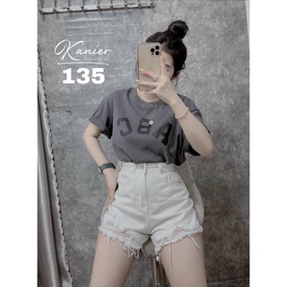 Quần short jeans nữ lưng cao rách kiểu (ảnh + clip thật)