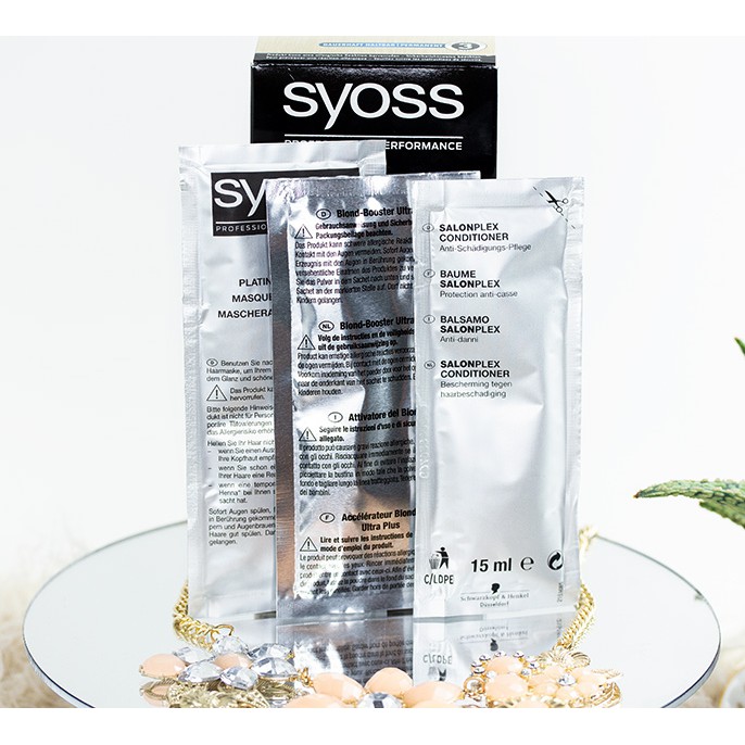 Tẩy tóc syoss Đức 135 và 130 và thuốc nhuộm tóc  HÀNG ĐỨC