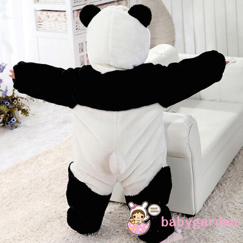 Bộ Áo Liền Quần Hình Gấu Trúc Cho Trẻ Sơ Sinh