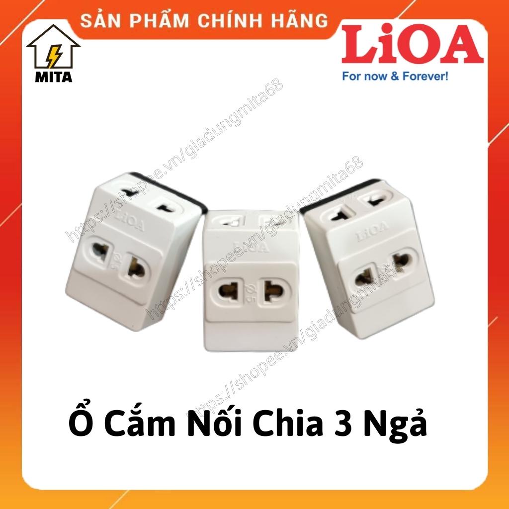 Ổ cắm nối chia 3 Lioa, phích cắm 1 ra 3 Lioa - MITA