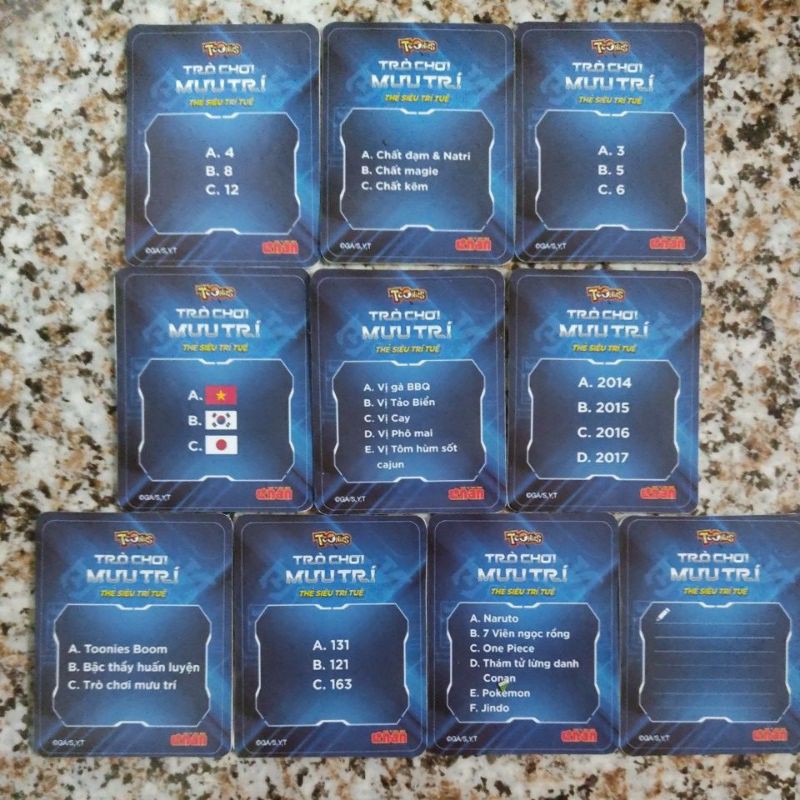 Combo 10 THẺ IN Toonies Conan Siêu Trí Tuệ - CNSTT02