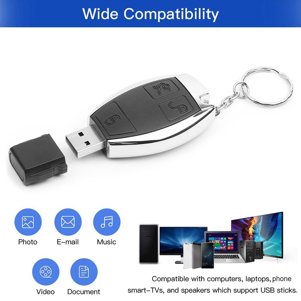 Usb Dung Lượng 4gb 8gb 16gb 32gb 64gb 128gb Hình Chìa Khóa Xe Hơi | BigBuy360 - bigbuy360.vn