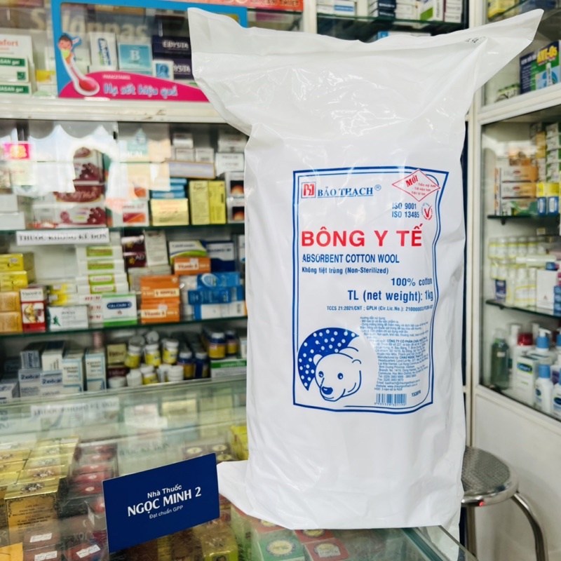 ✅ [Chính Hãng] Bông Y Tế Bảo Thạch (1 kg ) Gòn Bảo Thạch
