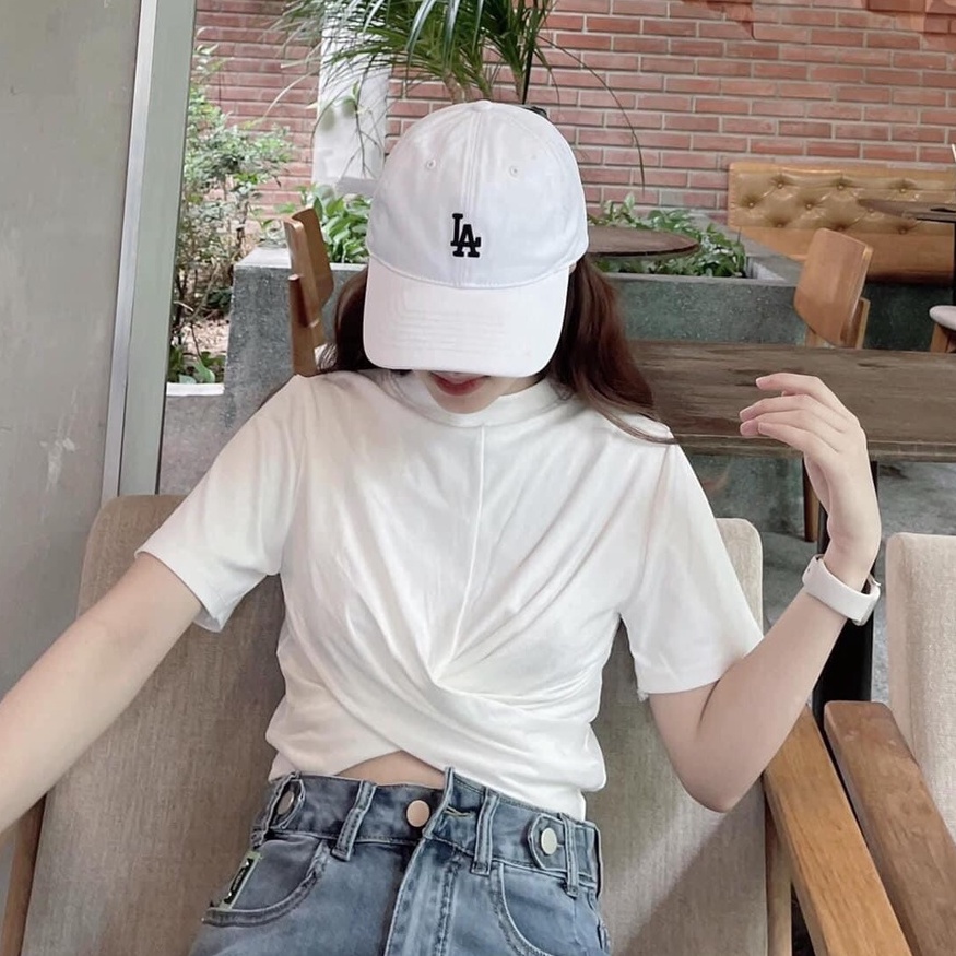 Mũ lưỡi trai LA, nón kết cao cấp chất kaki cotton form unisex nam nữ nhiều màu - LT09