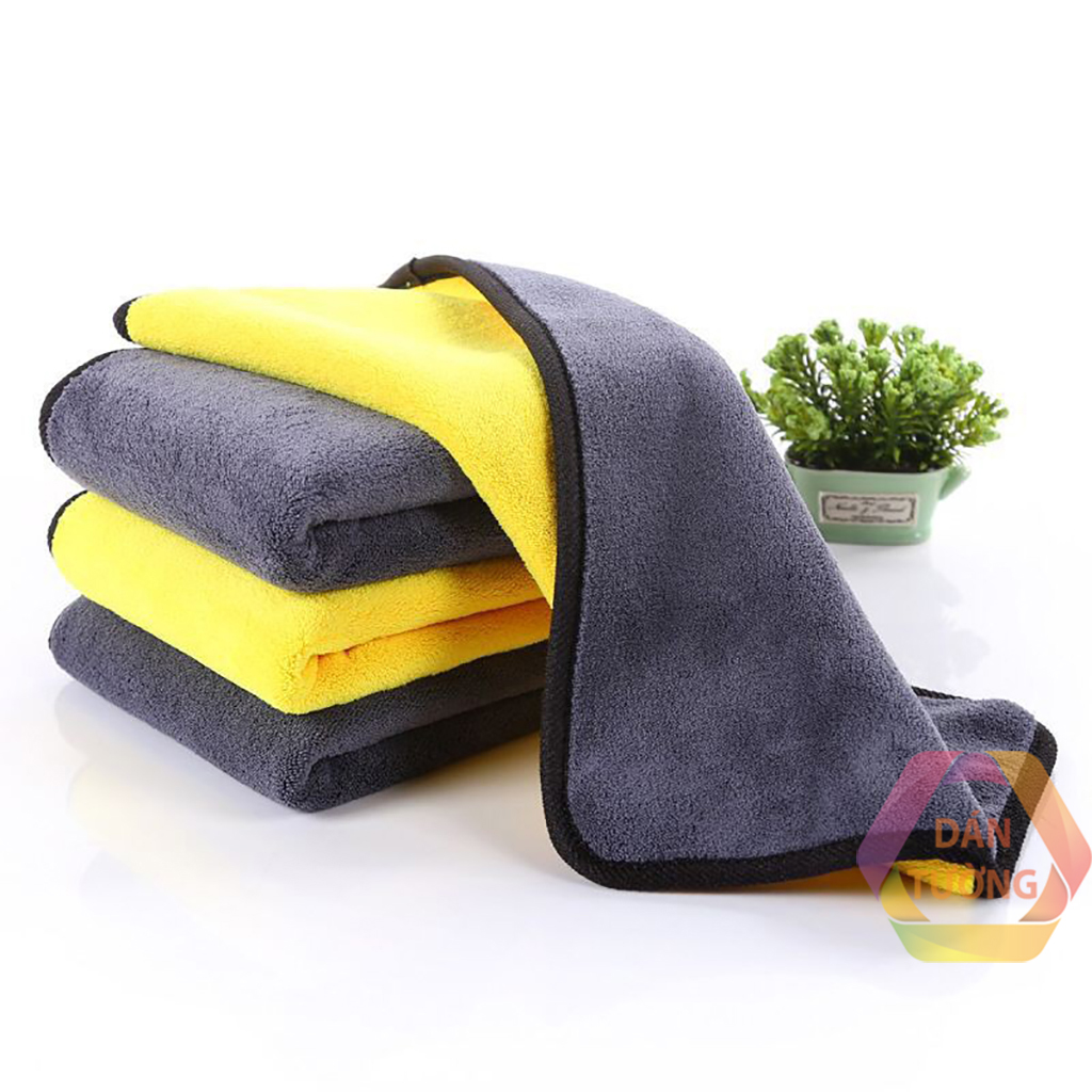 Khăn lau đa năng Microfiber MDT siêu thấm hút cực dày không đổ lông chuyên dụng cho xe hơi _KLX