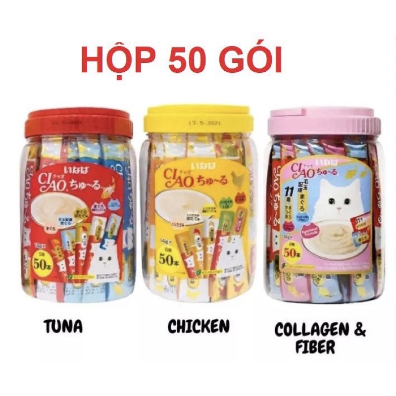 Hũ 50 thanh súp thưởng Ciao