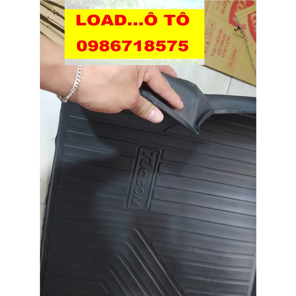 Lót cốp Nhựa Xe Huyndai Tucson 2018-2021 Mẫu Nhựa Dẻo Cao Cấp