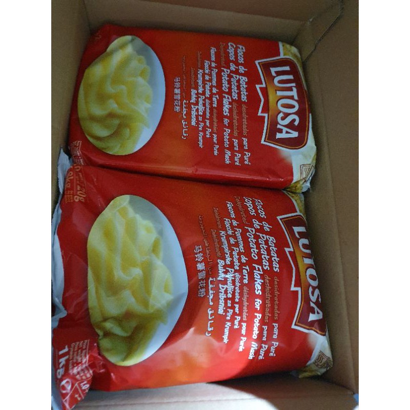 [Mã GROSALE2703 giảm 8% đơn 250K] Khoai tây nghiền Lutosa Potato Flakes túi 1kg