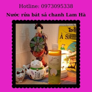 Nước rửa bát sả chanh Lam Hà 500ml