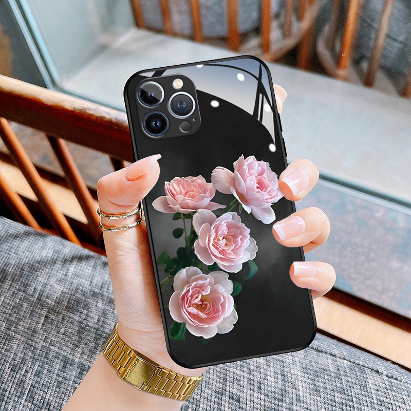 Ốp điện thoại DMY tương thích cho iphone 13 XR XS max 15 12 mini 11 Pro max 8 plus 7 6 6s X vỏ kính cường lực