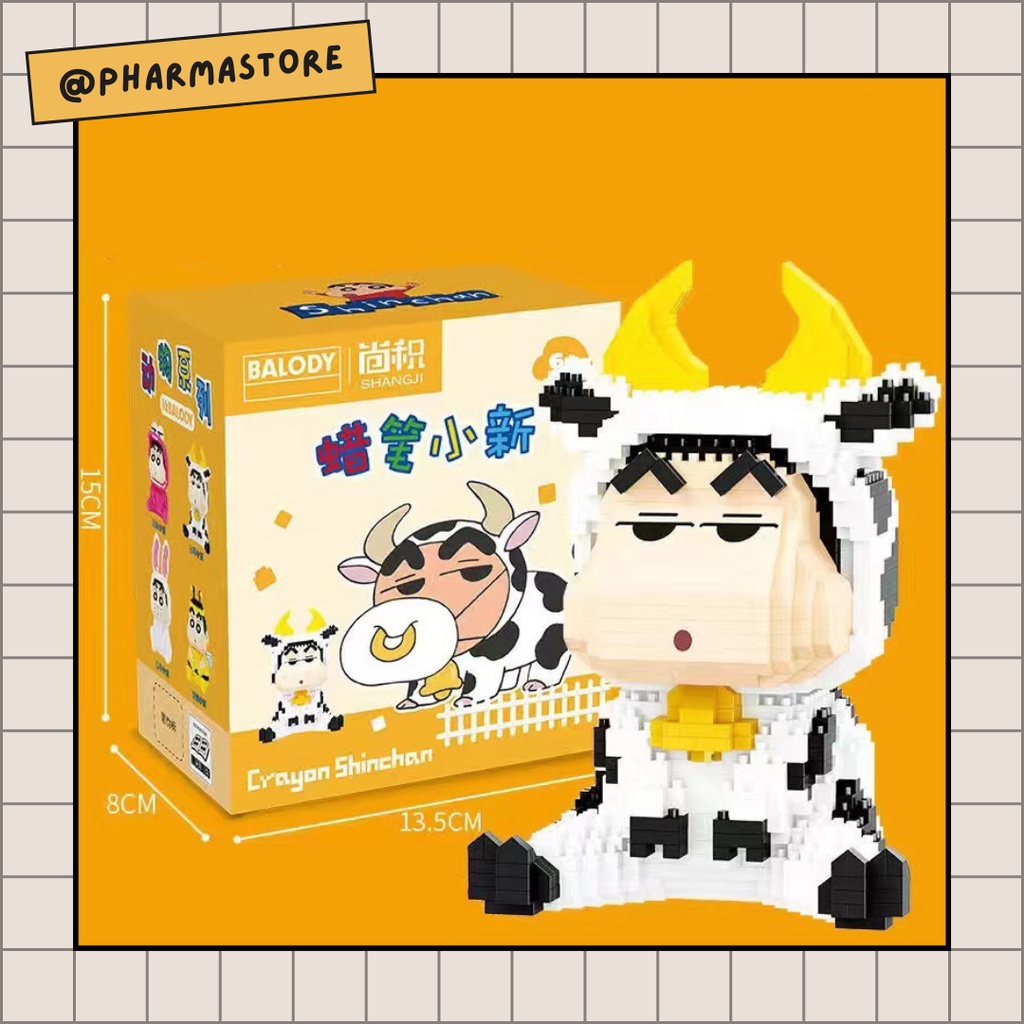 LEGO SHIN-CHAN CẬU BÉ BÚT CHÌ - ĐỒ CHƠI XẾP HÌNH LẮP RÁP MÔ HÌNH NANOBLOCK
