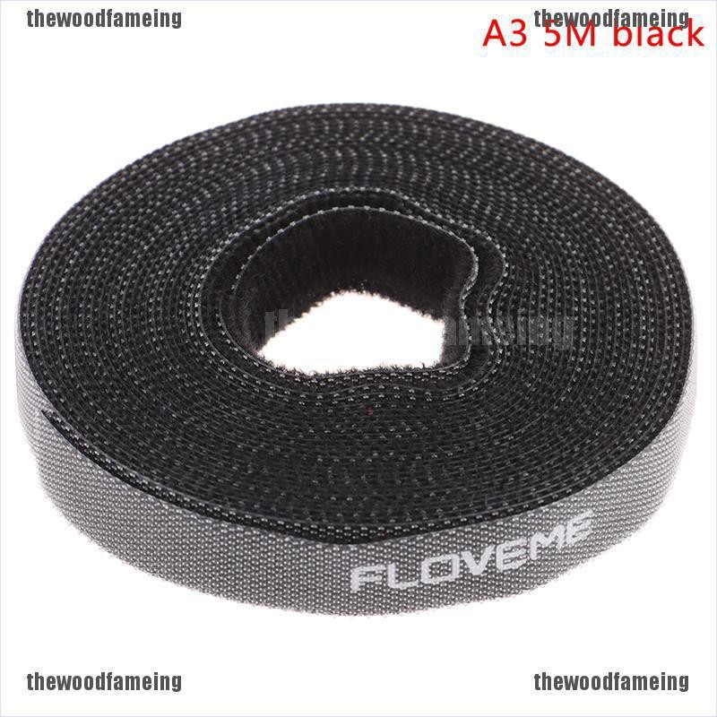 Cuộn Dây Nylon Mềm Siêu Mỏng 1 / 3 / 5M Kẹp Giữ Dây Cáp Tiện Dụng