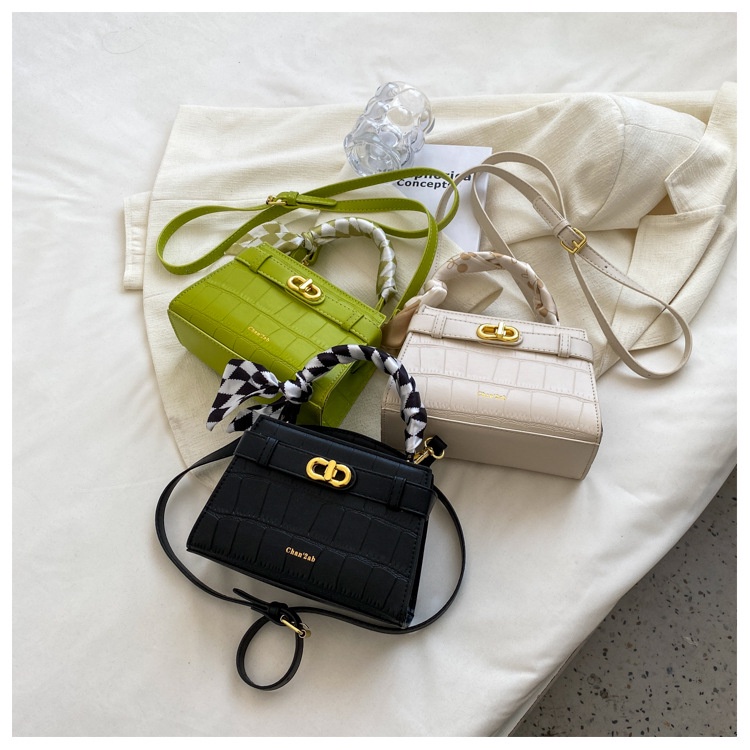 Túi xách JASMIN NOIR họa tiết da cá sấu thời trang cho nữ