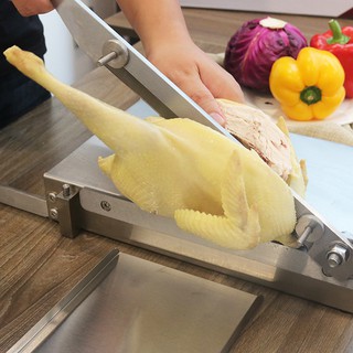Máy thái thịt-cắt xương đa năng cookeasy bản tiêu chuẩn- toàn bộ bàn cắt làm bằng inox 304 không bao giờ han gỉ