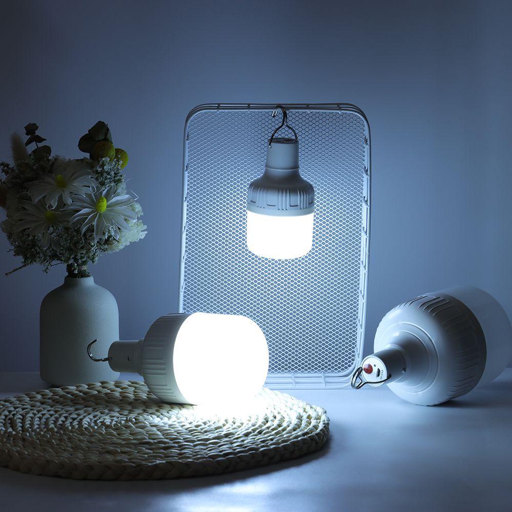 Bóng Đèn LED Khẩn Cấp Sử Dụng Ngoài Trời Có Thể Sạc Lại