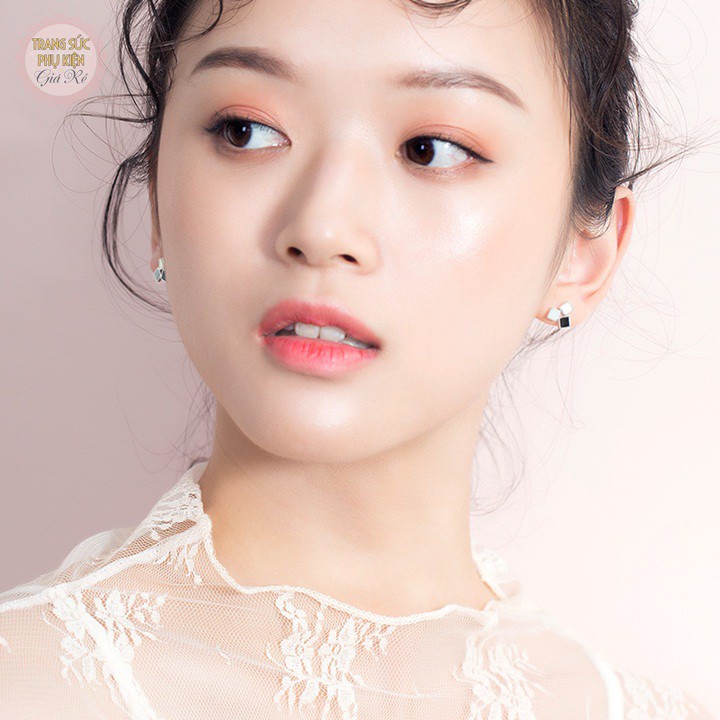 Bông tai thời trang Hàn nhỏ xinh, bạc ý S925 -HT230
