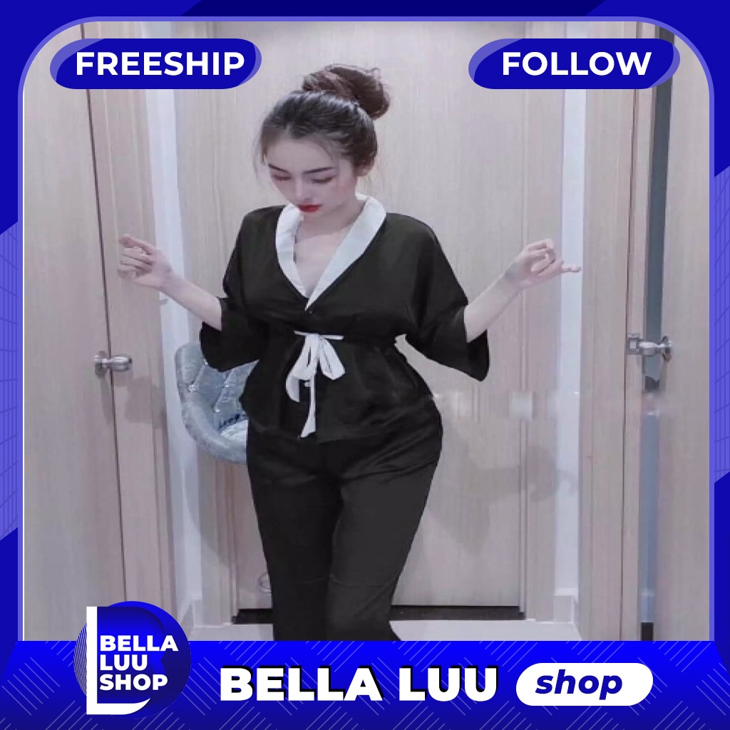 Sét Bộ Đồ Nữ Dài Dễ Thương Phi Bóng Thời Trang Bella Luu Shop