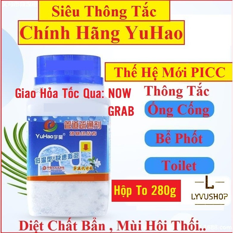 [Loại Cực Mạnh][Hộp Lớn] Bột Thông Tắc Cống, Đường Ống, Bồn Cầu, Bồn Rửa Mặt..Xử Lý Triệt Để Cặn Bã, Chất Thải Hữu Cơ