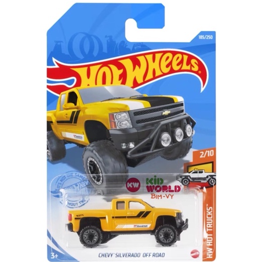 Xe mô hình Hot Wheels basic Bán tải Chevy Silverado Off Road GTC06.