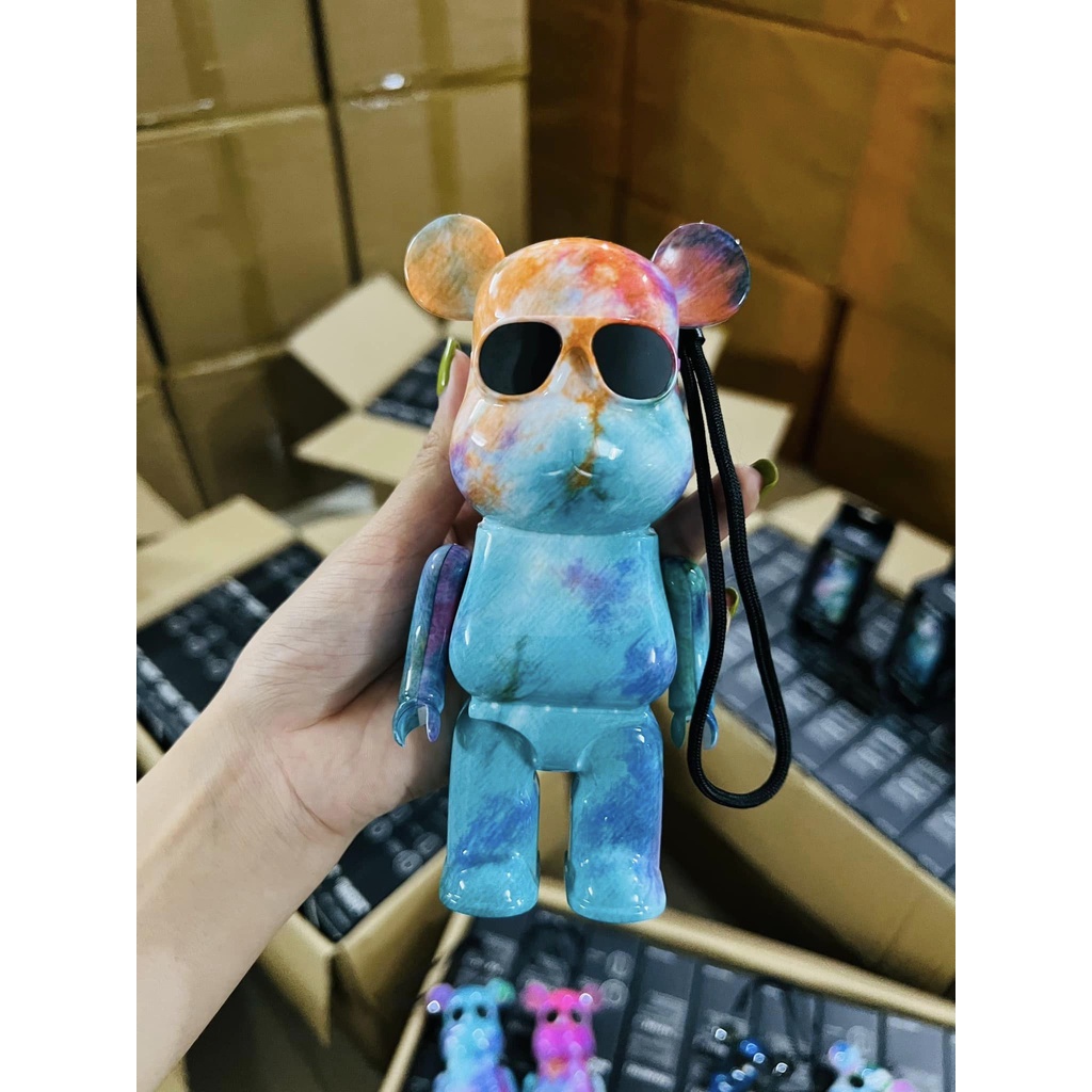Loa Bluetooth Gấu Bearbrick Mẫu Mới Nhất, Âm Thanh Cực Hay, Tích Hợp Cổng Sạc Nhanh Và Thẻ Nhớ - Hàng fullbox