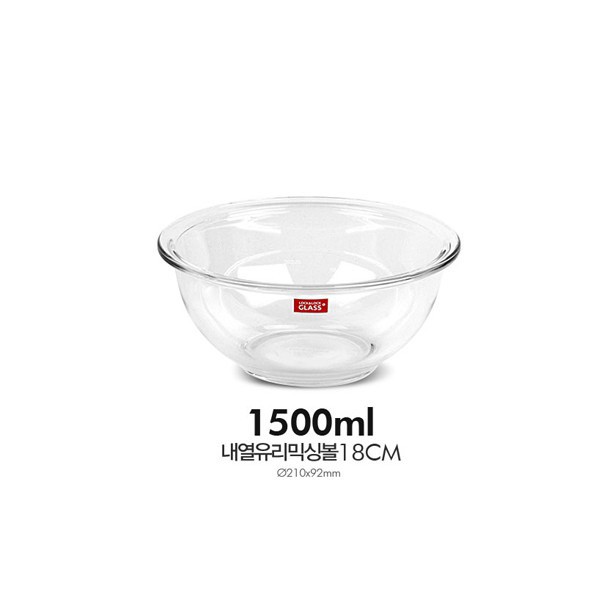 Thố thủy tinh cao cấp Lock&Lock 1500ml, Bát tô thủy tinh locknlock 1,5L