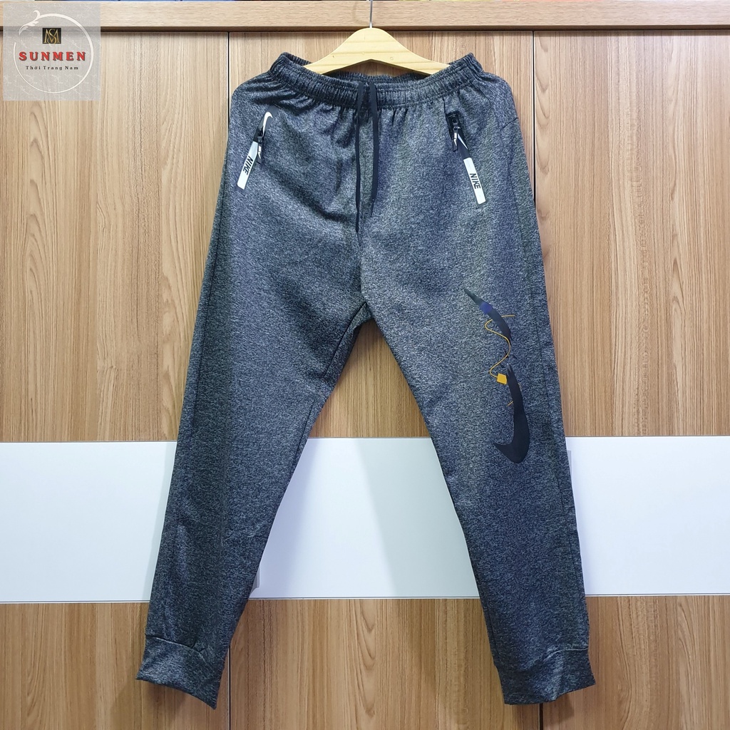 [HCM] Quần Jogger Nam Trơn Thun Poly Phong Cách Thể Dục Thể Thao Năng Động Cá Tính Thun Co Giãn 4 Chiều Unisex SUNMEN