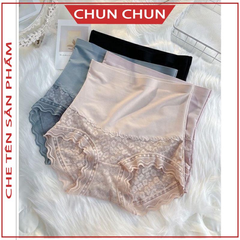 Quần lót nữ su cạp cao gen bụng chiết eo Chunchun, quần mặc váy hàng cao cấp chất siêu đẹp 130.