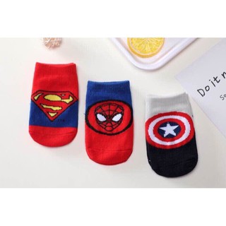Set 3 đôi tất siêu nhân cho bé