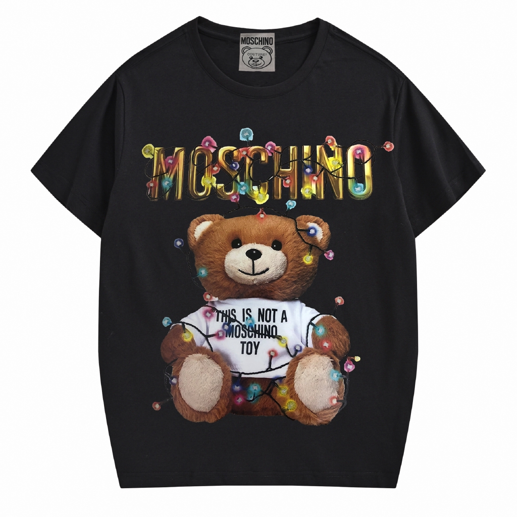 BBR Print Bear Tees Short Sleeve T-shirt Casual White Black Tops