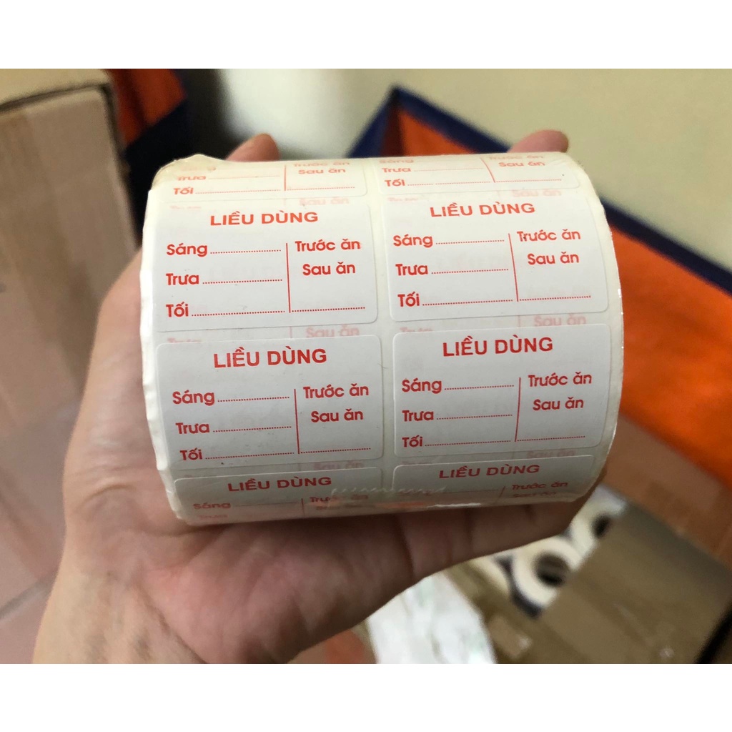 Tem chia liều dùng nhà thuốc