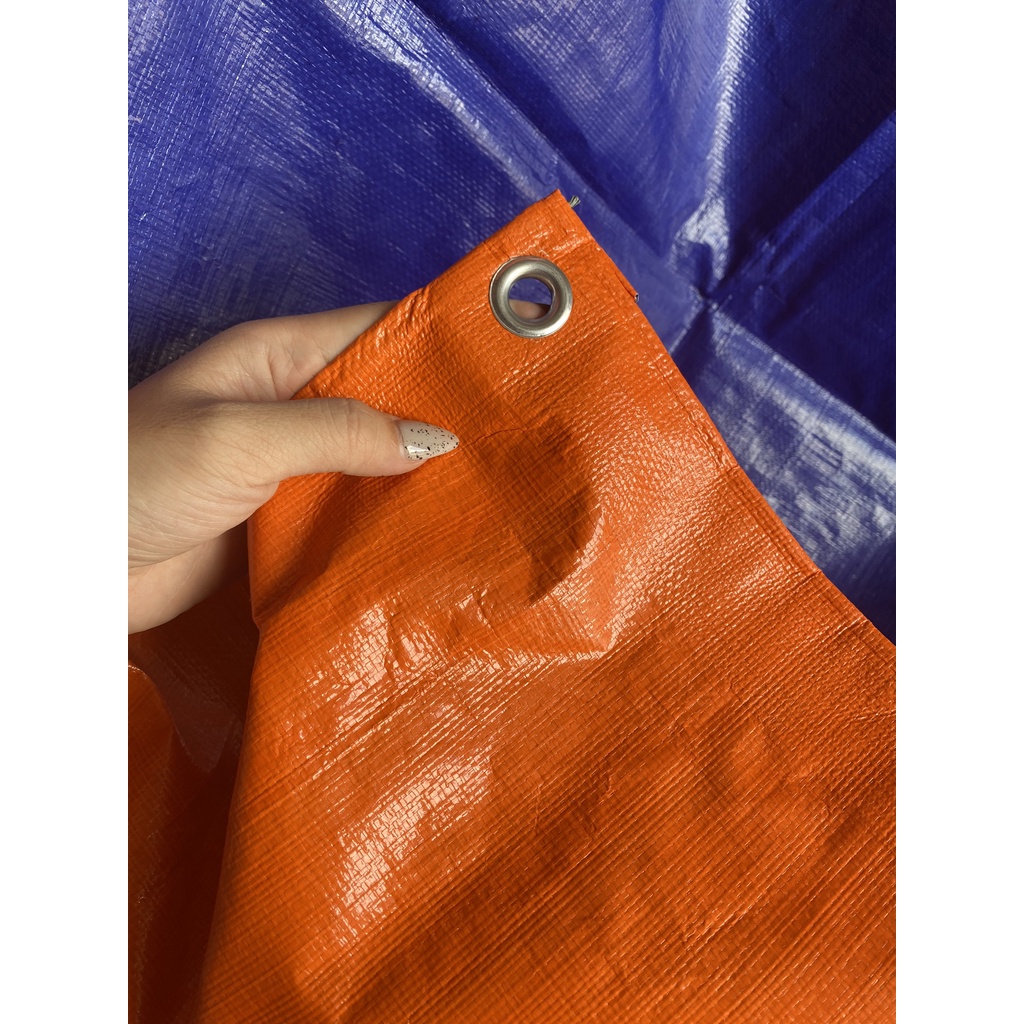 Bạt Xanh Cam, Che nắng, Che mưa, Bạt phủ loại 140gr/m2