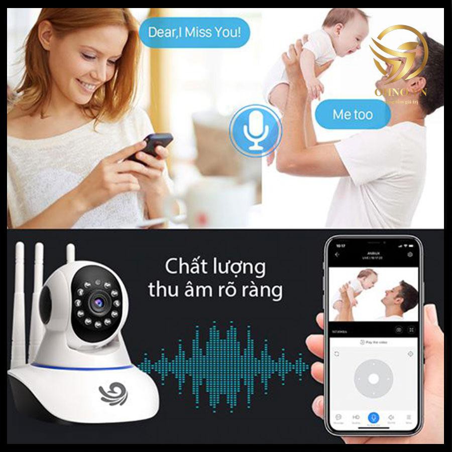 Camera IP Wifi giám sát Carecam XFL200 3 anten 2.0 MPX chống trộm giá rẻ - OHNO Việt Nam | BigBuy360 - bigbuy360.vn