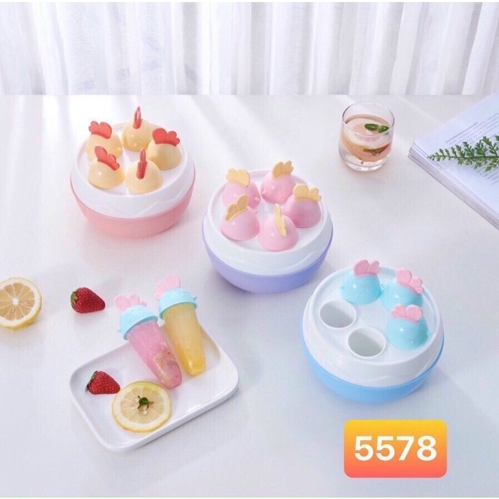 Khuôn làm kem tại nhà nhiều hình đáng yêu