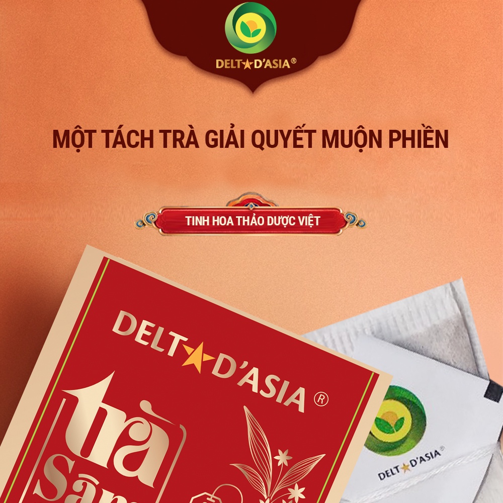 [DEAL SỐC 0đ] Trà thảo dược túi lọc cao cấp thương hiệu Delta D'Asia (Nhiều hương vị)