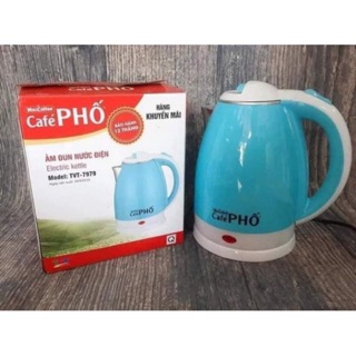 Bình Đun Siêu Tốc Lòng Inox Cafe PHỐ 1,8 Lit