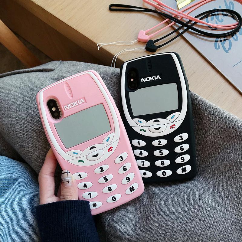 Áp dụng cho Apple iPhone6 7 8Plus XS XR XSMax 11ProMax Ốp điện thoại silicon hoài cổ hoài cổ NOKIA