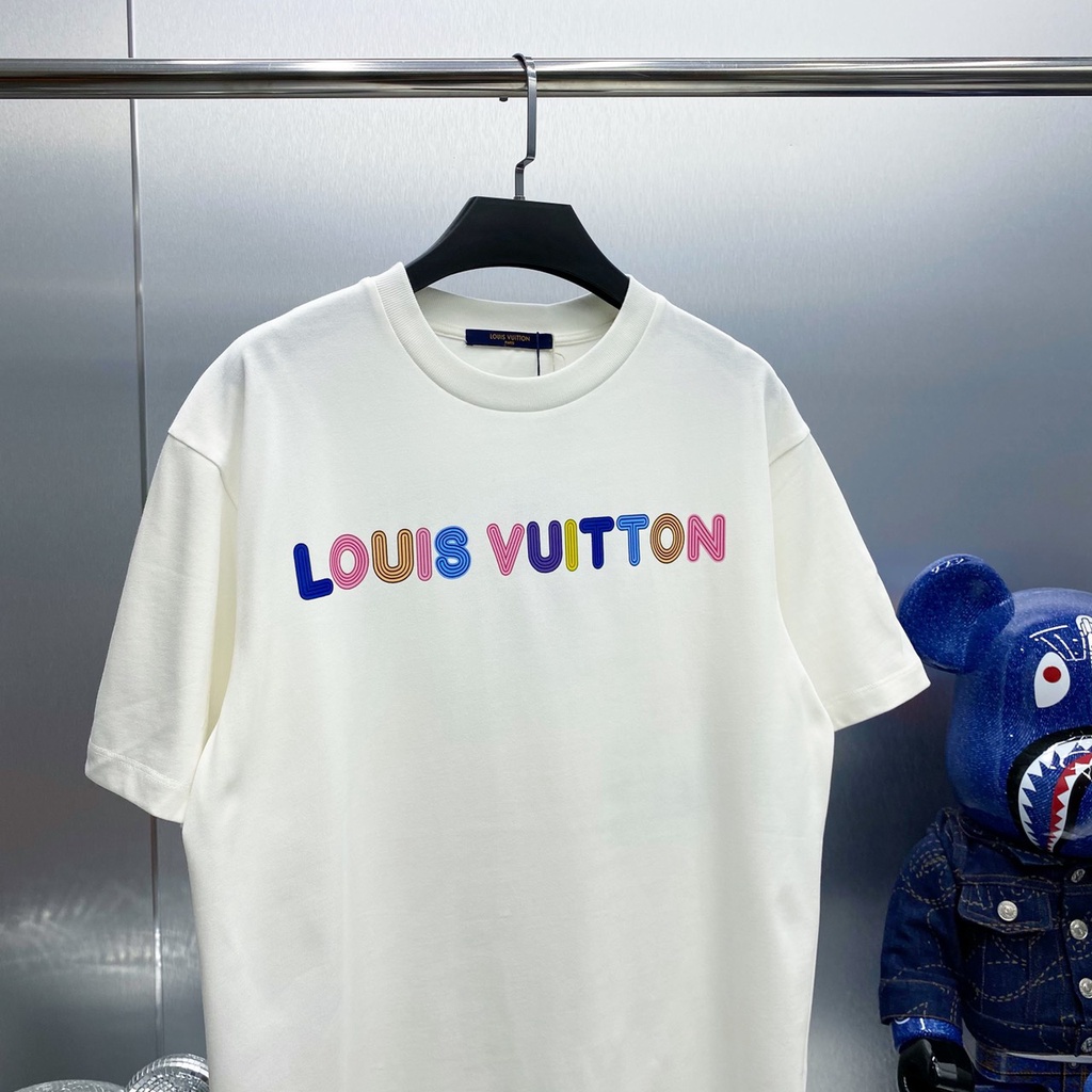 Áo T-shirt Louis Vuitton LV logo 7 màu SC