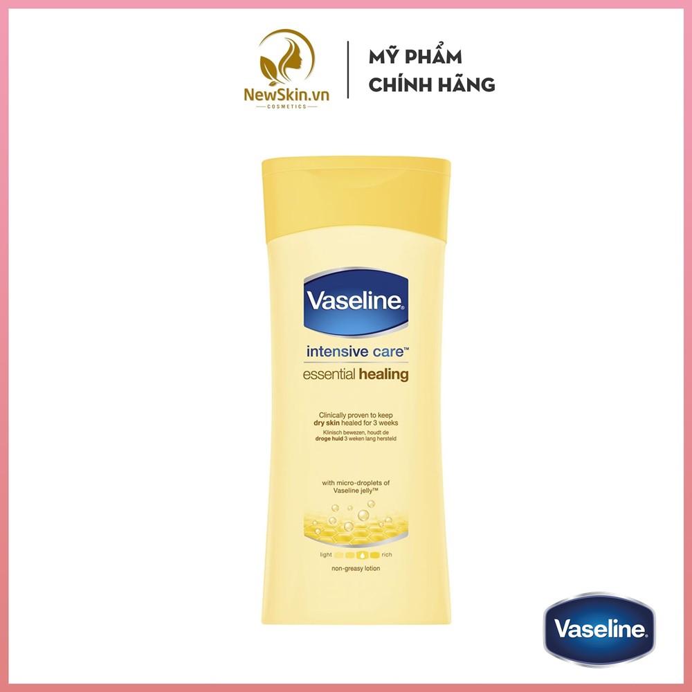 Dưỡng thể VASELINE Intensive Essential Healing 400ml (vàng)