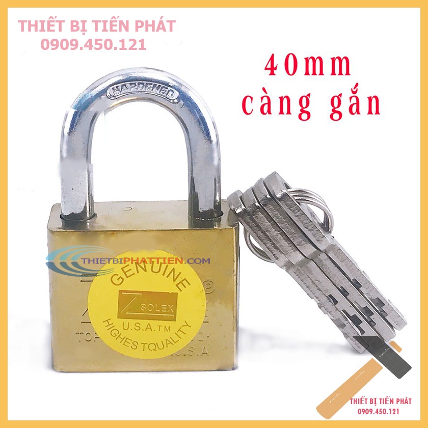 Ổ Khóa Cửa, Khóa Tủ 40mm ZSOLEX Cao Cấp Chống Trộm (Chính Hãng)