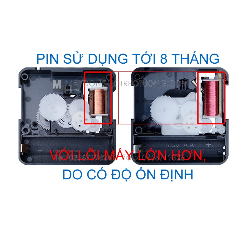Máy đồng hồ treo tường